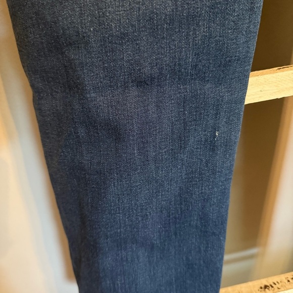 KanCan Leopard Patch Distressed Denim Straight Leg Jeans Size 9/28 High Rise - Picture 4 of 12